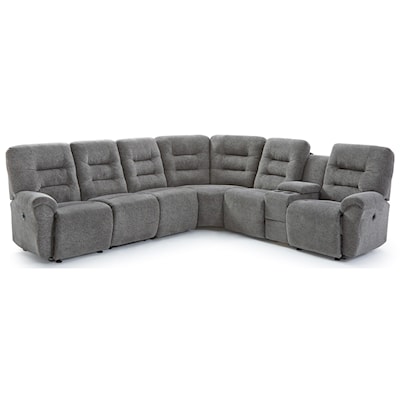 Best Home Furnishings Unity 5-Seat Power Reclining Sectional Sofa