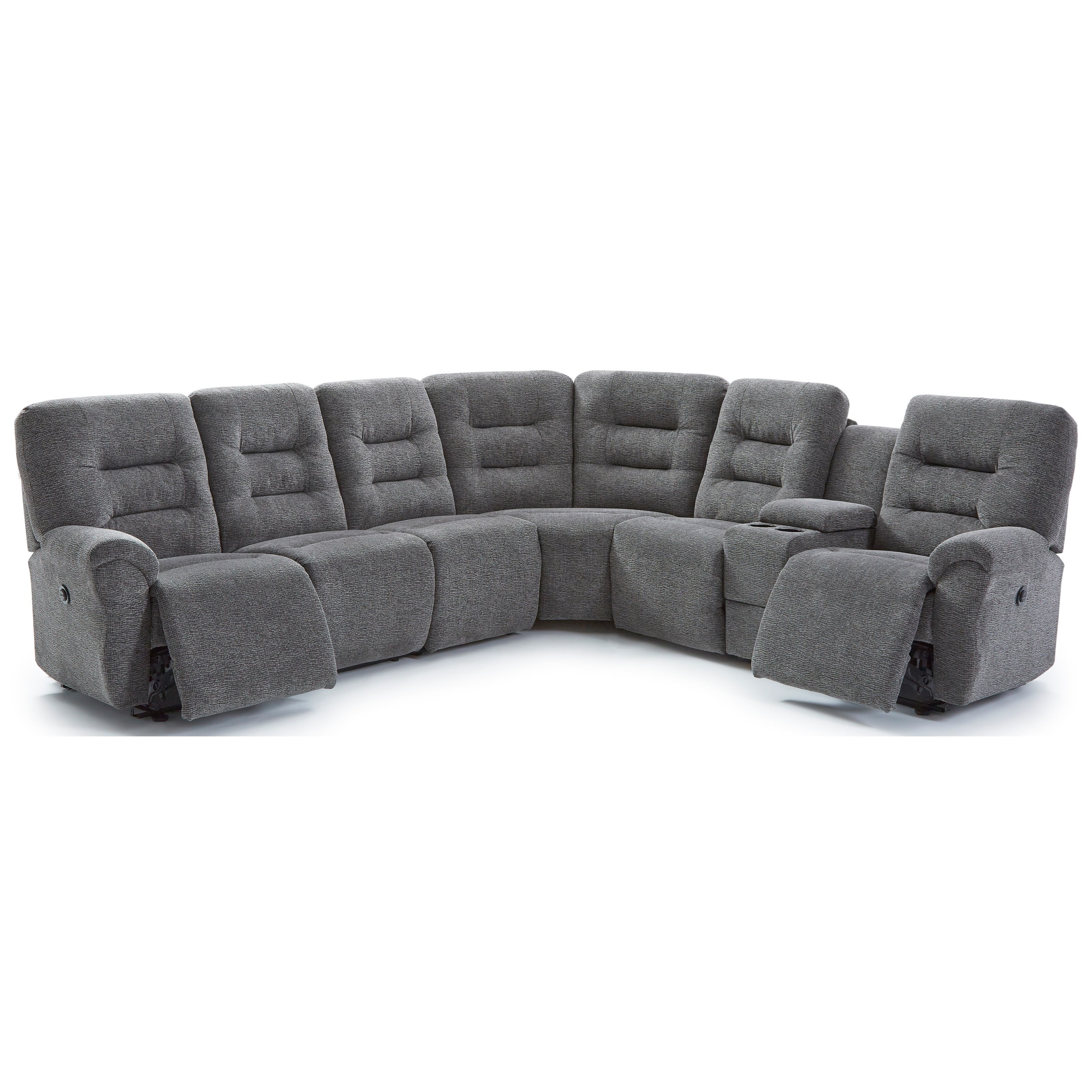 5-Seat Power Reclining Sectional Sofa