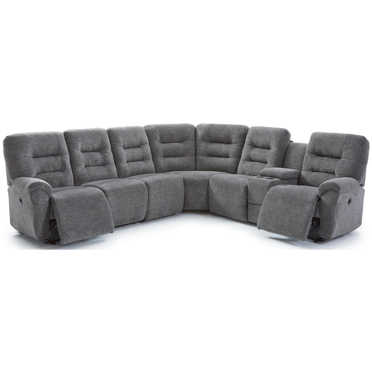 Bravo Furniture Unity 5-Seat Power Reclining Sectional Sofa