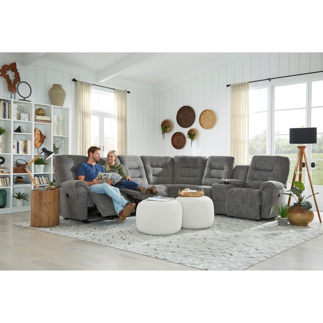 Bravo Furniture Unity 5-Seat Power Reclining Sectional Sofa