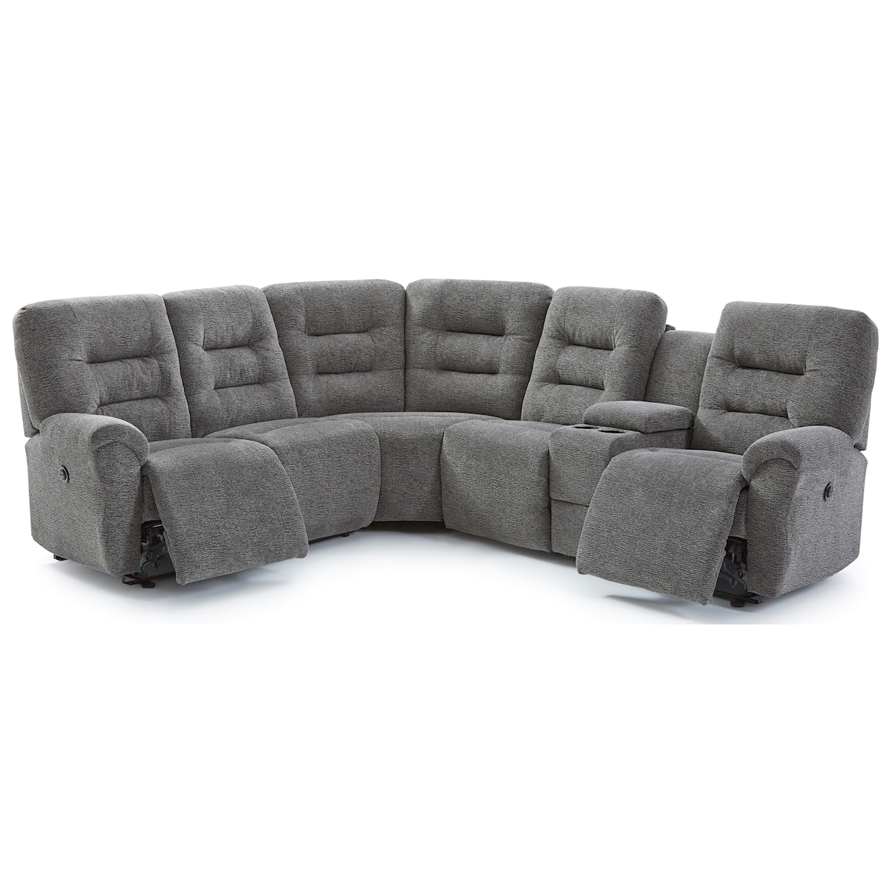 Best Home Furnishings Unity 4-Seat Power Reclining Sectional Sofa