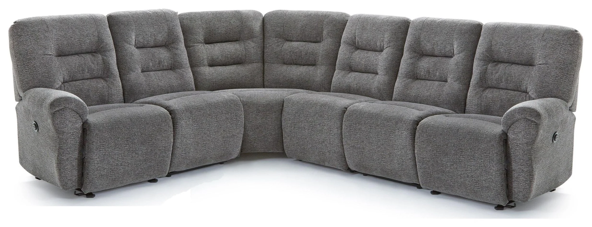 Best Home Furnishings Unity M73RP4R+RP4L+3xRA+RW 6pc Power Reclining