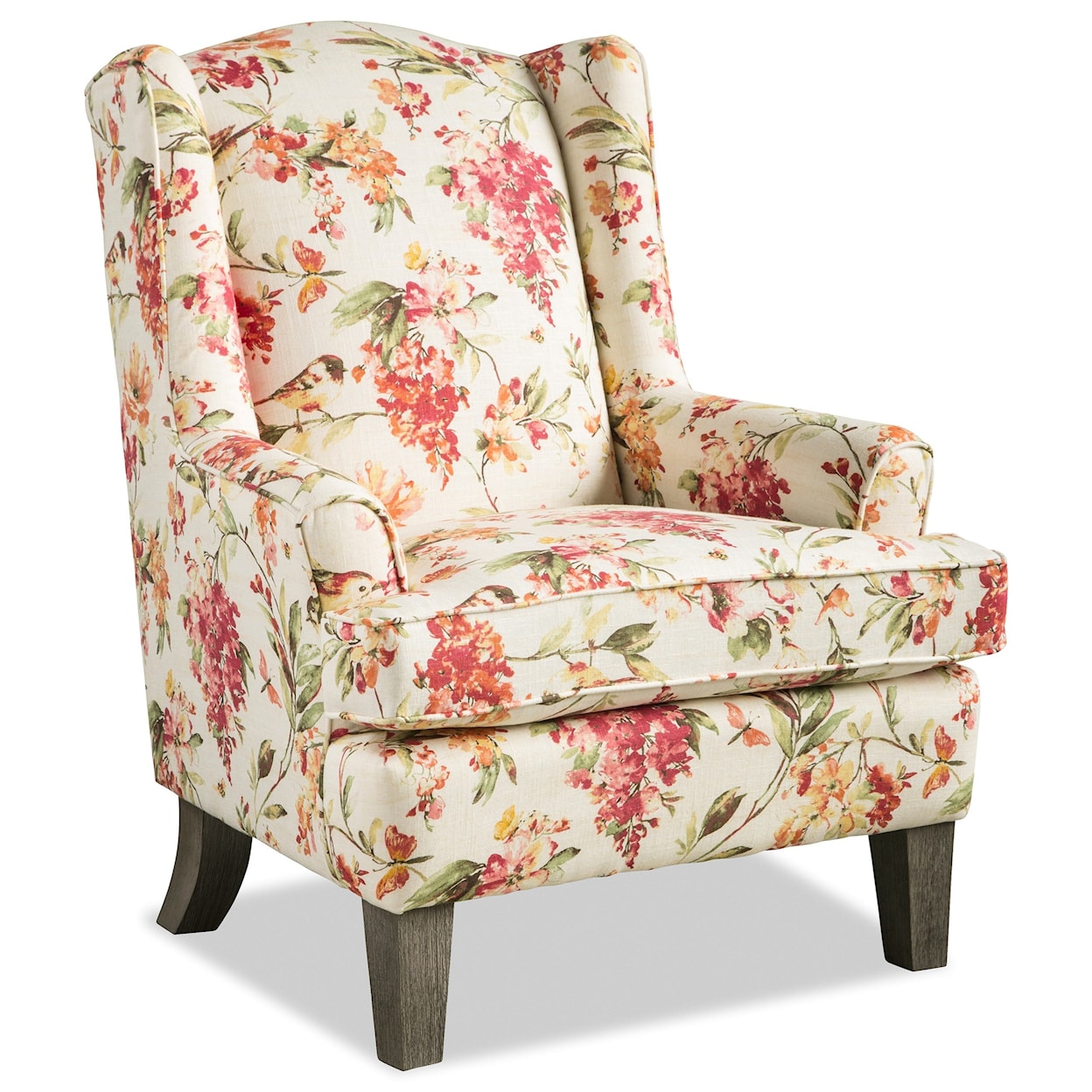 Bravo Furniture Wing Chairs Andrea Wing Chair