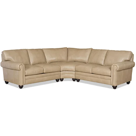 Three Piece Customizable Sectional Sofa