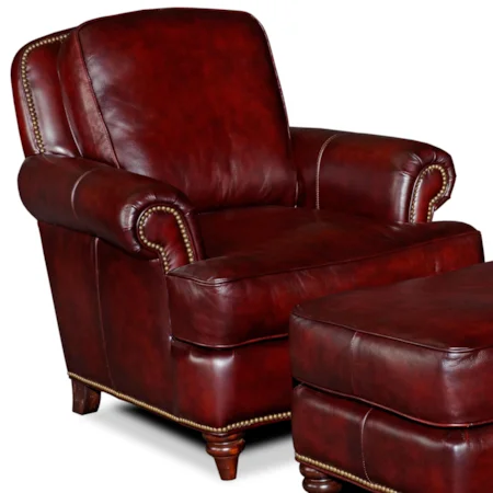 Upholstered Leather Chair