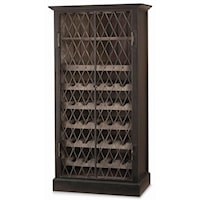 Sanoma Wine Cabinet with Metal Doors