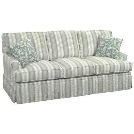 Casual Westport Sofa with Traditional Kick Skirt