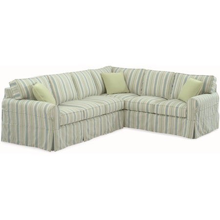 Sectional Sofa with Slipcover