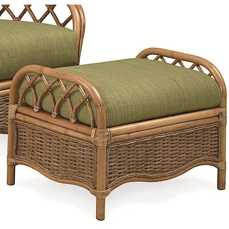 Rattan Ottoman