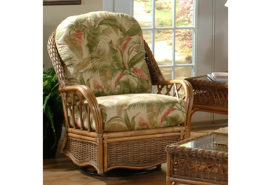 Everglade Mission Style Everglade Swivel Glider by Braxton Culler at Weinberger's Furniture