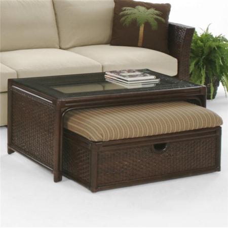 Cocktail Table with Bench