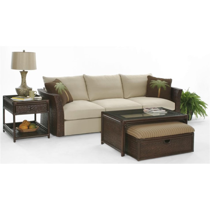 Braxton Culler Grand Water Point Cocktail Table with Bench