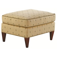 Casual Sloane Ottoman with Contrasting Welt Cord Trim