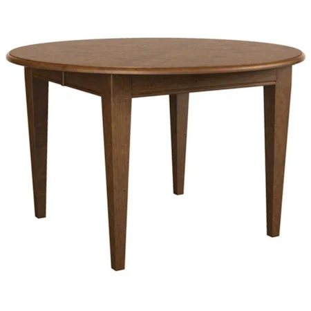 Customizable Round Oval Table with Leaf and Contemporary Square Leg