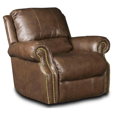Transitional Power Glider Rocker Recliner