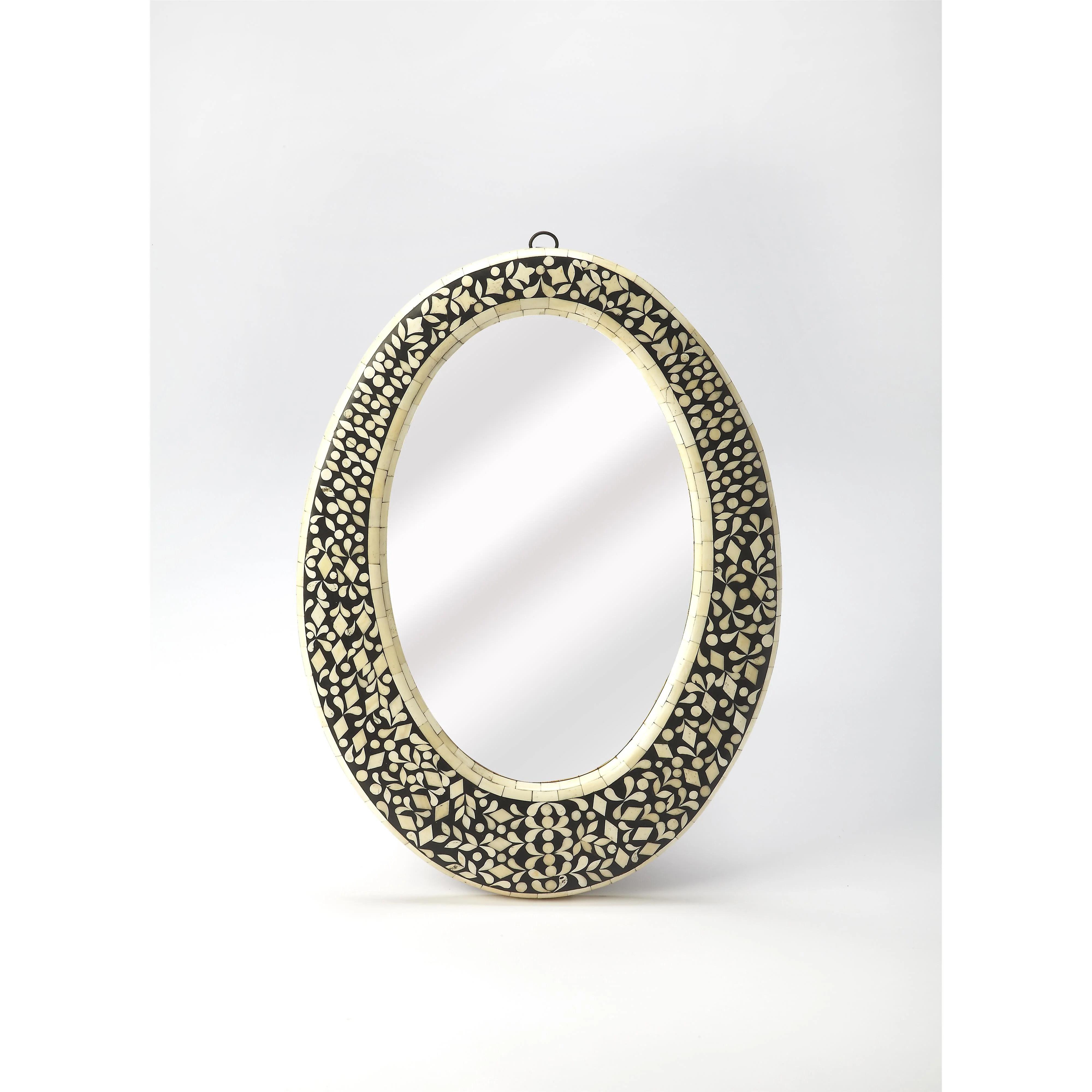Butler Specialty Company Bone Inlay 6149318 Orzo Black Bone Inlay Oval ...