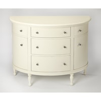 Bedford Demilune Console Chest