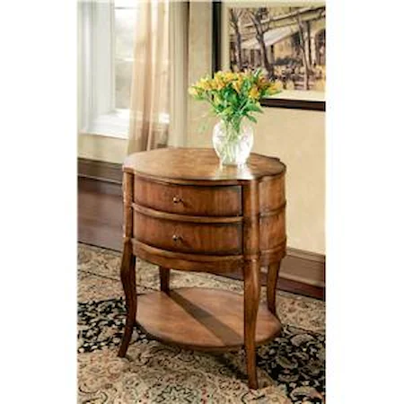 Jarvis Umber Oval Side Table