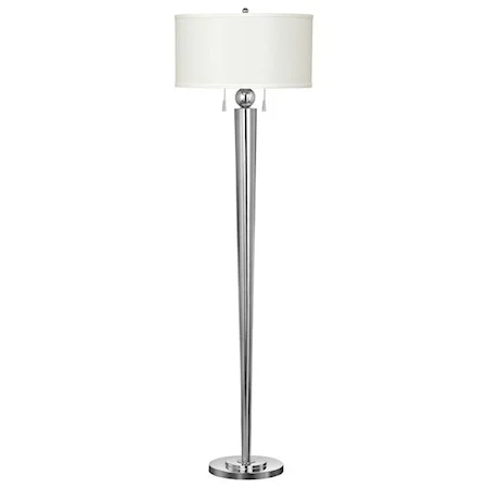 Metal Floor Lamp with Pull Chain Switch