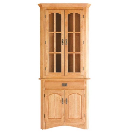 Corner Cabinet and China Hutch