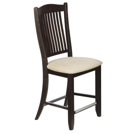 Customizable 24" Upholstered Fixed Stool