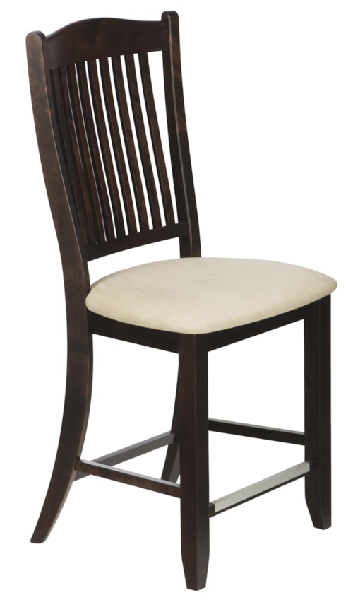 Customizable 24" Upholstered Fixed Stool