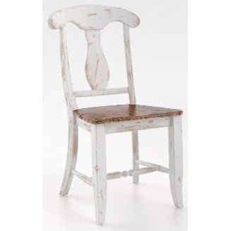 Customizable Dining Chair with Splat Back