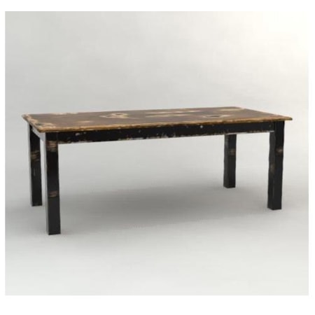 Two-Tone Rectangular Table