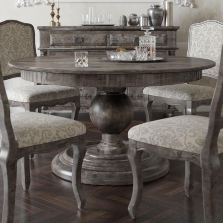 Customizable Round Dining Table