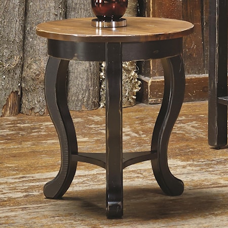 Customizable Round End Table