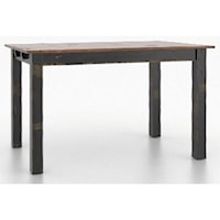 Customizable Rectangular Counter Height Table