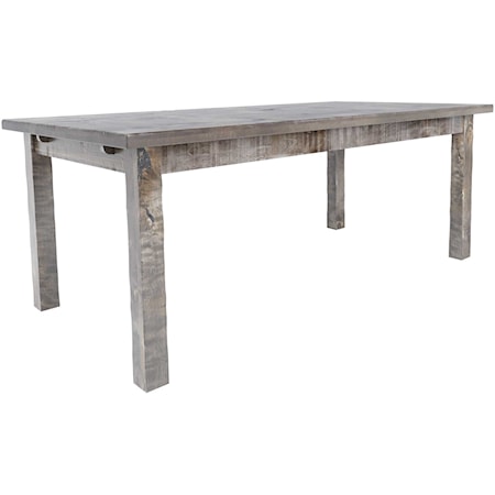 Customizable Rectangular Wood Top Table