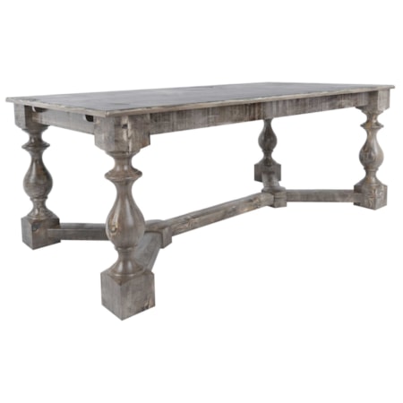 Customizable Rectangular Table w/ Trestle