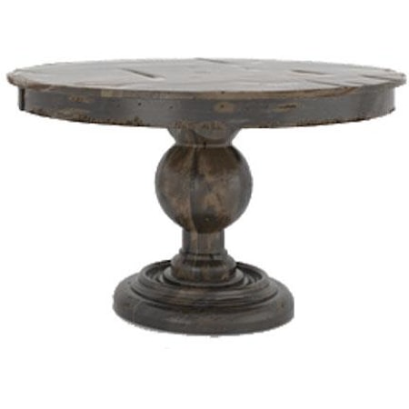 Customizable 48&quot; Round Wood Solid Top Table