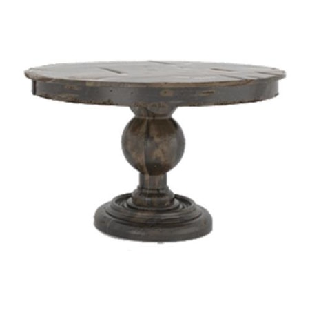 Customizable 48" Round Wood Solid Top Table