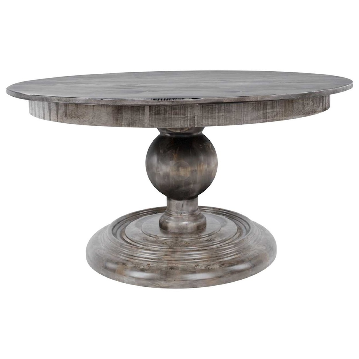 Canadel Champlain. Customizable 60" Round Wood Solid Top Table