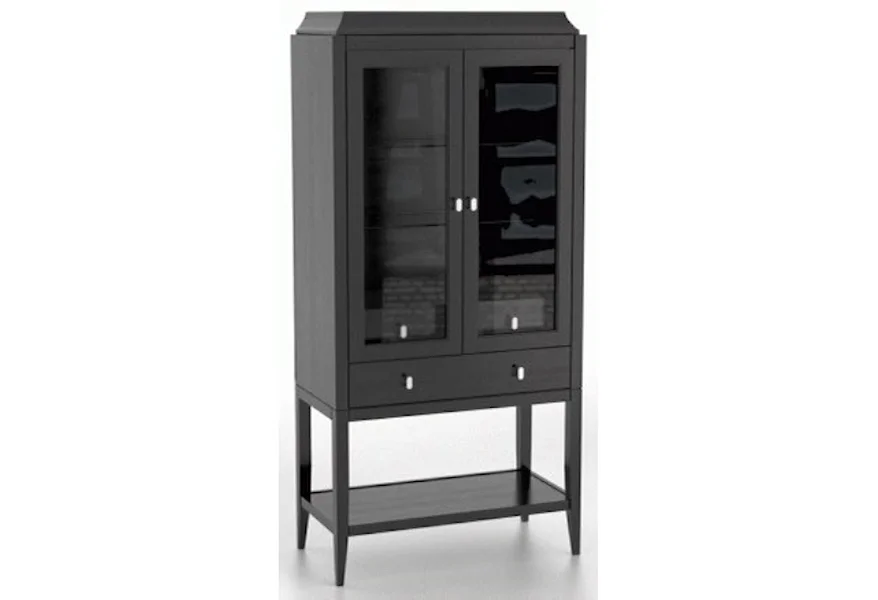 Classic Customizable Buffet/Display Cabinet by Canadel at Jordan's Home Furnishings