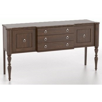 Customizable Buffet with Turned Legs