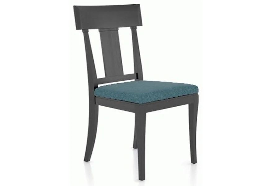 Classic Customizable Upholstered Side Chair by Canadel at Furniture and ApplianceMart