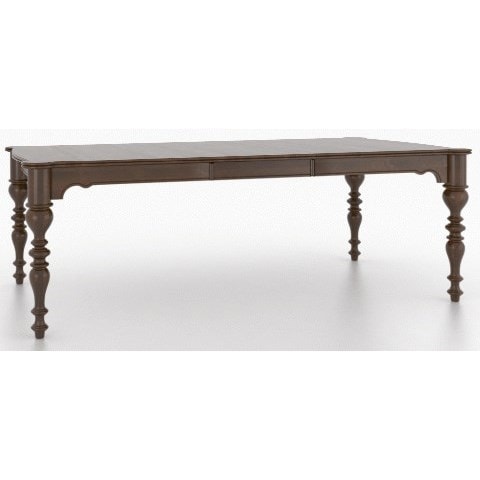 Customizable Rectangular Dining Table w/ Leaf
