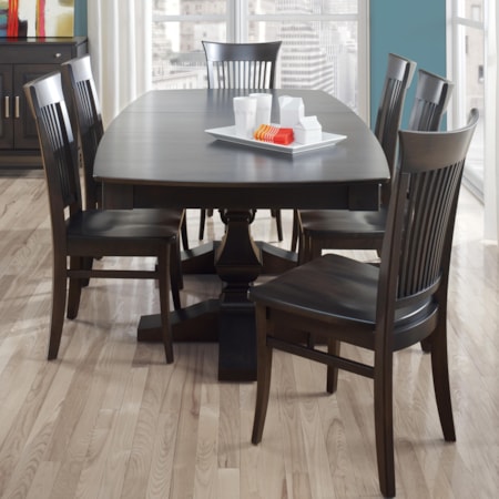 Customizable Boat Shape Table Set