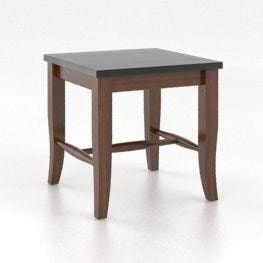 Transitional 18" Wooden Seat Bench