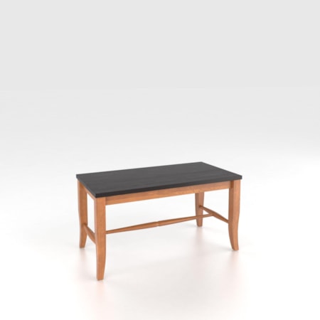 Customizable 18" Wooden Seat Bench