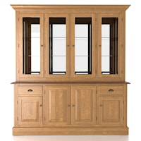 Customizable 72 Inch Hutch & Buffet China Cabinet