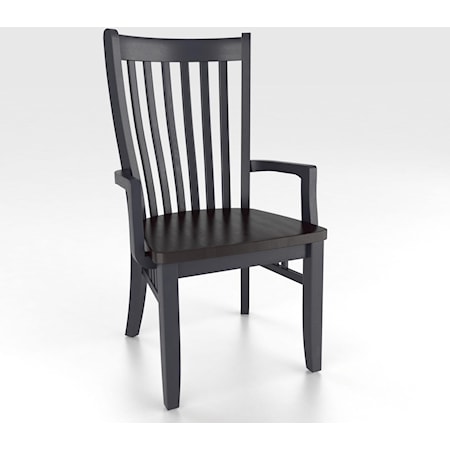Customizable Arm Chair - Wood Seat