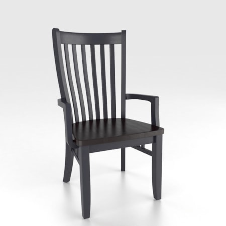 Customizable Arm Chair - Wood Seat