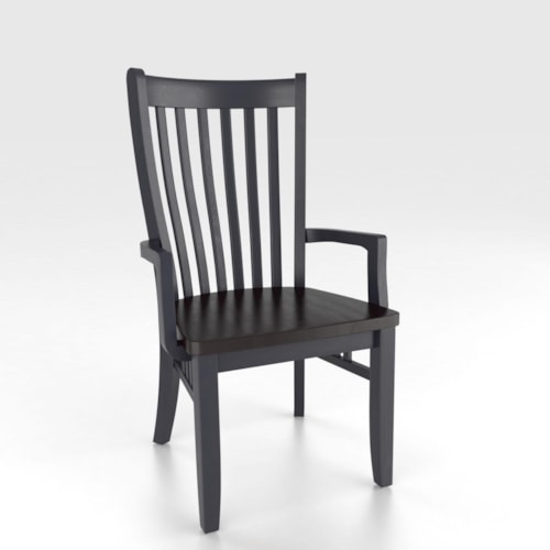 Customizable Arm Chair - Wood Seat