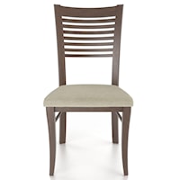 Ladderback Upholstered Side Chair