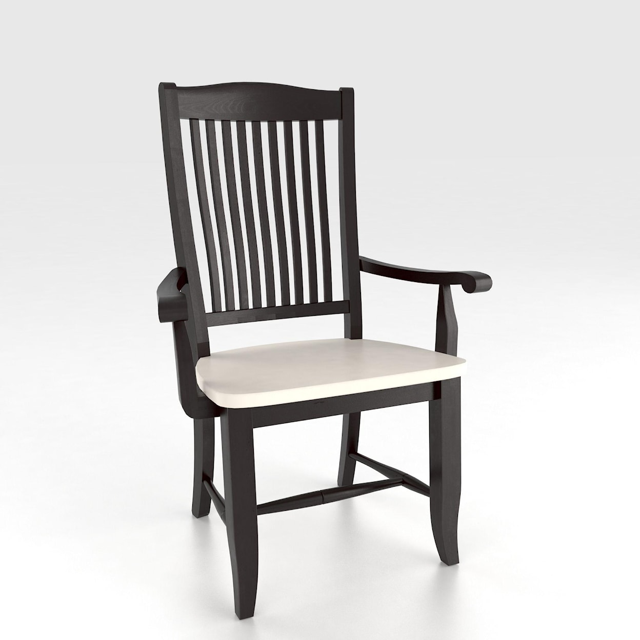 Canadel Canadel <b>Customizable</b> Armchair - Wood Seat