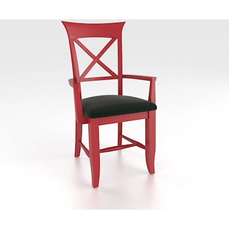Customizable Upholstered Arm Chair